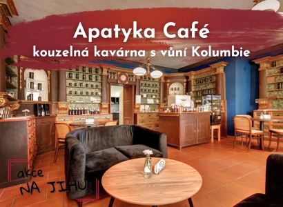 Kouzelná kavárna s vůní Kolumbie. Apatyka Café v Nových Hradech.